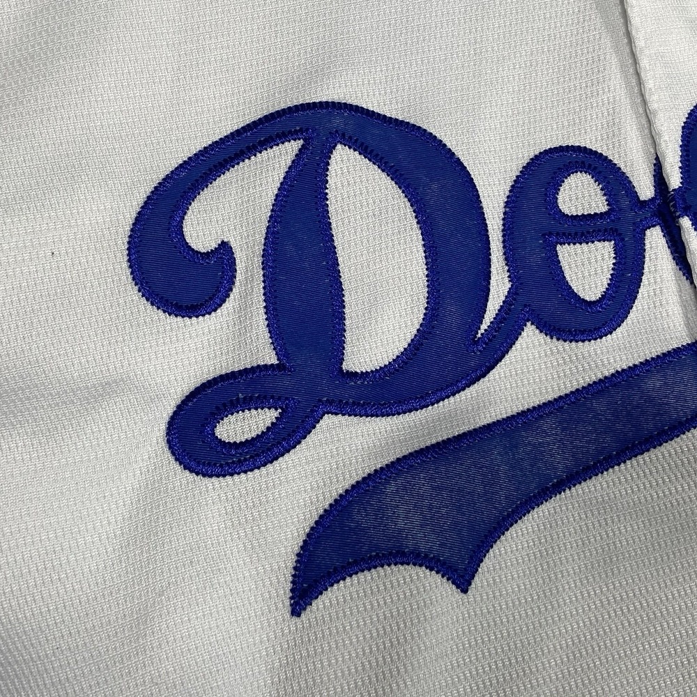 Majestic Dodgers Clayton Kershaw Jersey Youth XL 18/20 White Los Angeles MLB - Picture 7 of 7